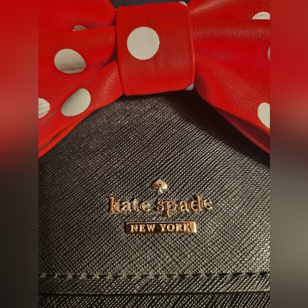 2 Pieces KATE SPADE MINNIE MOUSE DISNEY Black Tote with Wallet - Picture 4 of 7